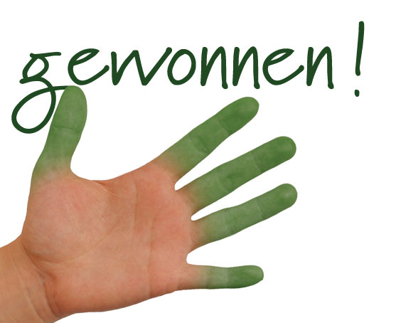 Gewonnen!