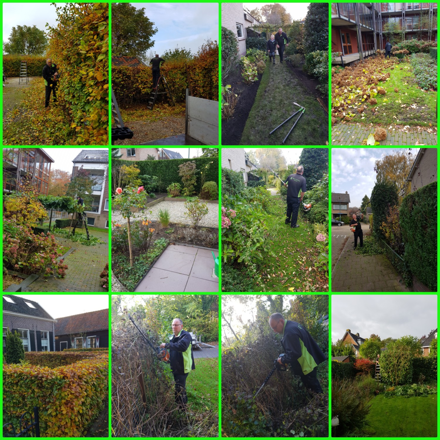 Diverse werkzaamheden van de afgelopen week.