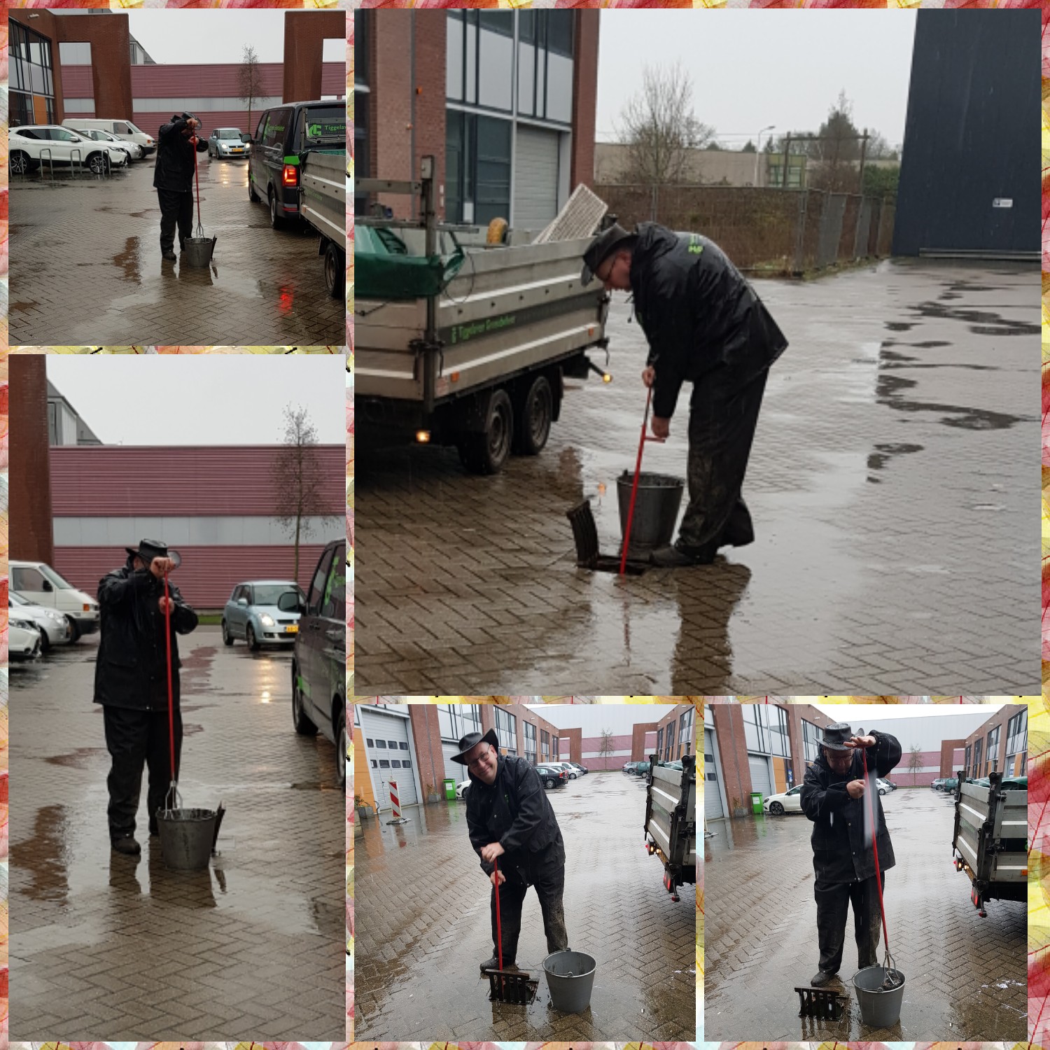 Straatkolken leegmaken in Amersfoort