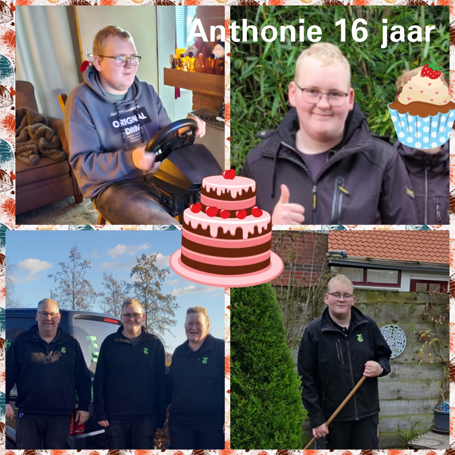 Anthonie Tiggelaven jarig 